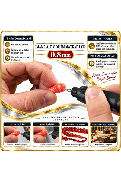 Torna Türk Gravüre Bağlanan İmame Alt Delim Matkabı Hss, 1 Paket (1 Adet)