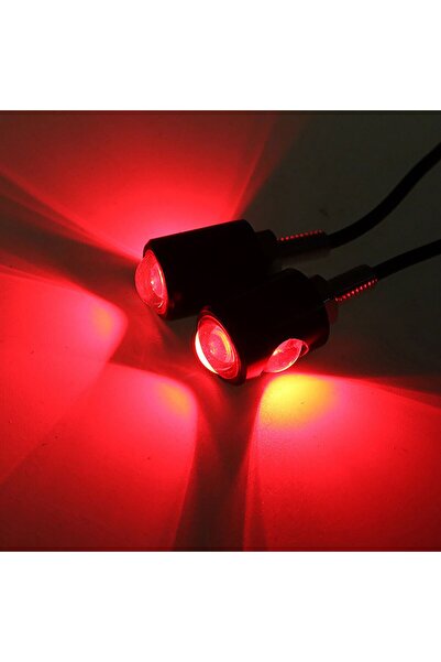choice2 مصباح إشارة انعطاف LED للدراجات النارية بتصميم عين النسر، أحمر اللون،...
