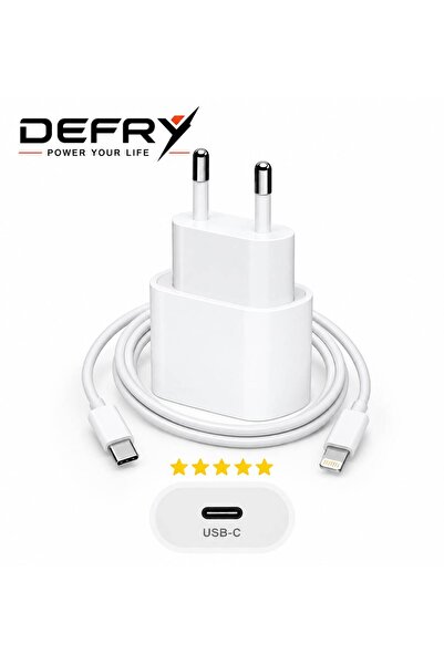 Defry Iphone Tüm Serilerle Uyumlu Hızlı Aleti Adaptör Kablo Plus 6 7 8 X 11 1...