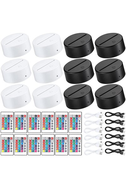 Choice mix 12pcs Touch Switch Lamp Stand Holder Warm Household Decoration Acc...