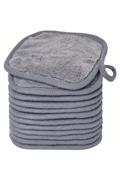 Choice Grey 12PCS Makeup Remover Pads Reusable Pads Makeup Eraser Microfiber ...