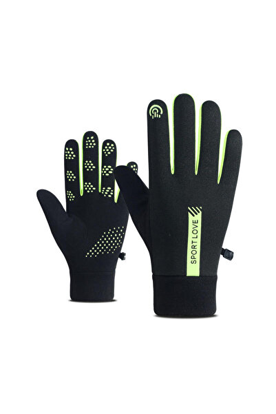 Choice6 Green-Women Winter Gloves Women Cycling Bike Thermal Fleece Cold Resi...