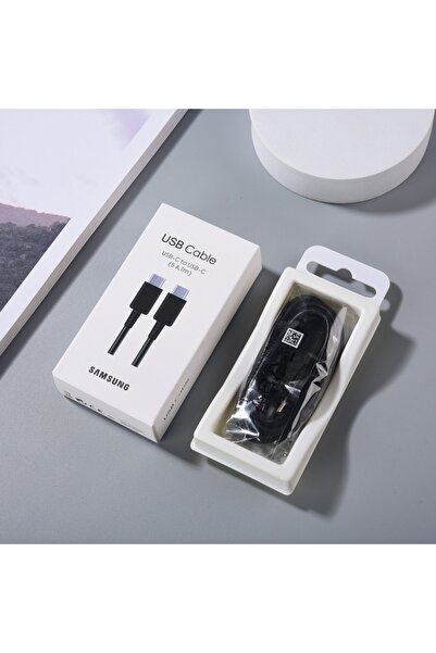 Samsung 100cm with Box black 65W 45W 5A PD Cable For S22 S23 S24 FE S25 Ultra...
