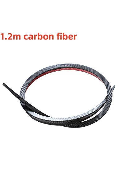 Choice3 1.2m carbon fiber ​​Universal Soft Car Spoiler Sticker Trim Trunk Win...