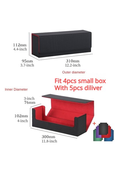 Choice11 1pc empty box Deck Trading Cards Box for 100+ Game Baseball Card Sto...