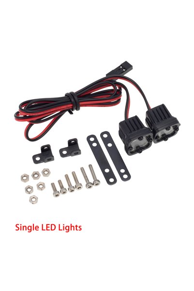 Choice 2 Single LED 2PCS Bright 5050 LED Square Light for 1/10 RC Crawler, Wh...