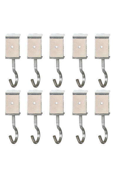 Choice 10pcs 5/10pcs Desktop Hook, Universal Adjustable, No Need to Drill Hol...
