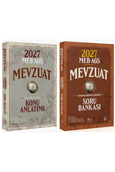CBA Akademi CBA Yayınları 2027 MEB-AGS Mevzuat Konu Anlatımı + Soru Bankası 2...