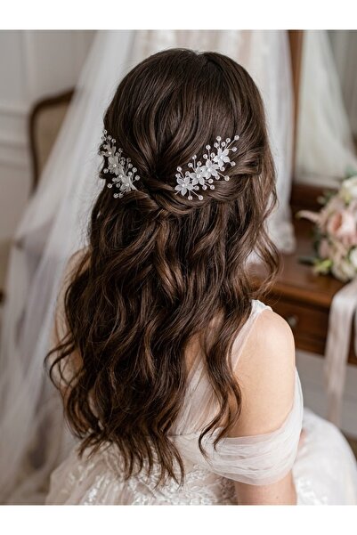 ASİMEL TASARIM Gelin tacı, Saç aksesuarı ve tokası söz nişan nikah düğün tese...