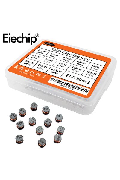 Choice 130PCS CD54 SMD Power Inductor Kit Diy Electronics, 2.2uH~680uH CD54 I...