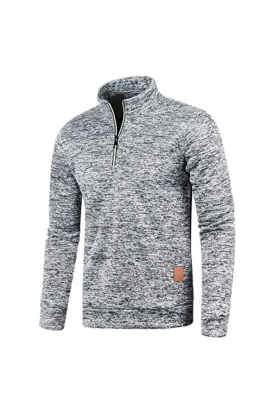 Choice Men Sweatshirts Spring Thicker Pullover Half Zipper Pullover for Male ...