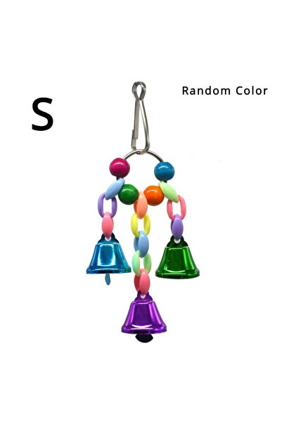 Choice S Bird Bells Toy Hanging Cage Bell with Sweet Sound Colorful Wood Bead...