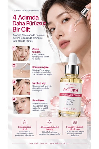axodine Pore Tightening Anti-Acne, Blemish and Blackhead Niacinamide Serum 30 ml
