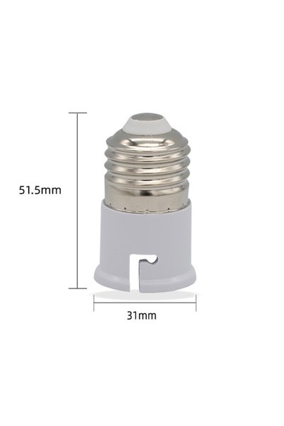 Choice B22 to E27 conversion headlight mount mount to large screw E27 adapter...