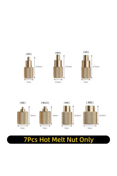 Choice Hot melt nut Only FNIRSI HS02A 3D Hot Melt Nut Printing Specialized So...