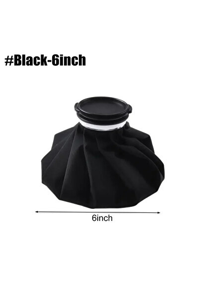 Choice DUTRIEUX black-6 inch Reusable Ice Pack Cold Hot Water Compress Bag Ki...