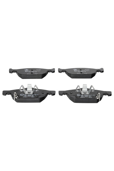 Ate Σετ τακάκια φρένων, δισκόφρενο 13.0460-7291.2 Honda Accord Viii/Accord Vi...