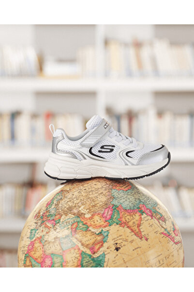 SKECHERS RETRO-GRAPH Büyük Kız Çocuk Beyaz Spor Ayakkabı 303692L WSL
