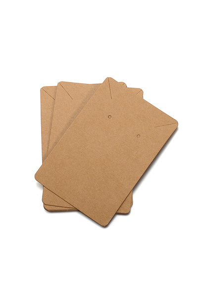 Choice 6X9cm Kraft color 50pcs/lot 6x9cm Kraft Paper Card Earrings Necklaces ...