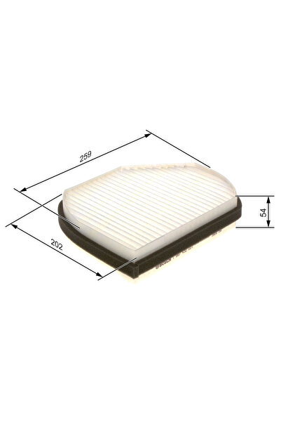 Bosch Filter, interior air 1 987 432 001