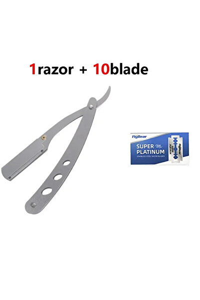 Choice1 C634-1razor 10 blade 1Pcs Men Manual Razor Old-Fashioned Shaver Old-F...