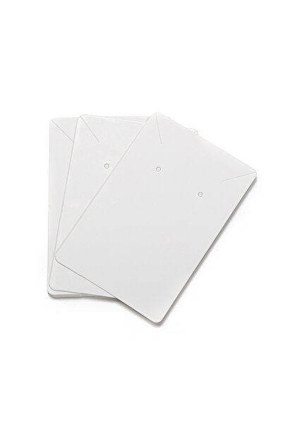 Choice 6X9cm White color 50pcs/lot 6x9cm Kraft Paper Card Earrings Necklaces ...
