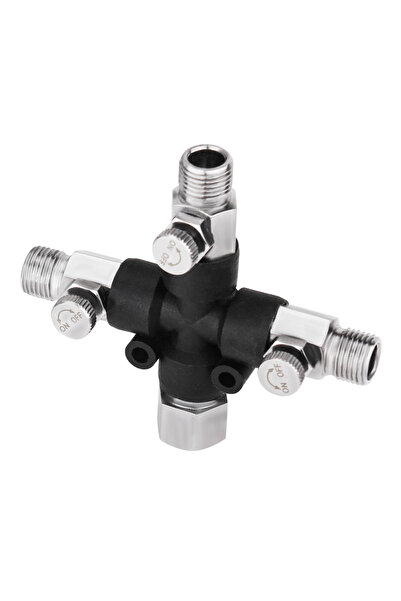 Choice Adjust Knob 3-Way Airbrush Air Hose Adapters Splitter Manifold Airbrus...