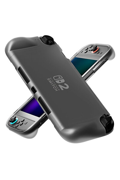 Choice Black Case Ergonomic TPU Case for Switch 2 – Anti-Slip, Shock-Absorbin...