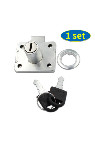 Choice 1 set Drawer Lock With Key, Used For Bedside Tables, Wardrobes, Office...