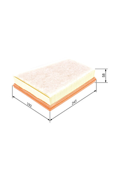 Bosch Air Filter F026400250 Mercedes-Benz Citan Van/Spacious Limousine/Citan ...