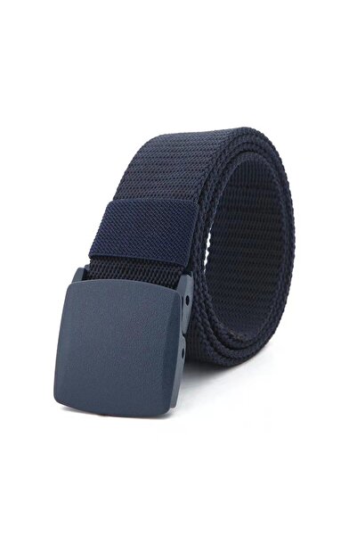 choice2 170cm Blue Classic Military Automatic Buckle Nylon Belt Unisex Plus S...