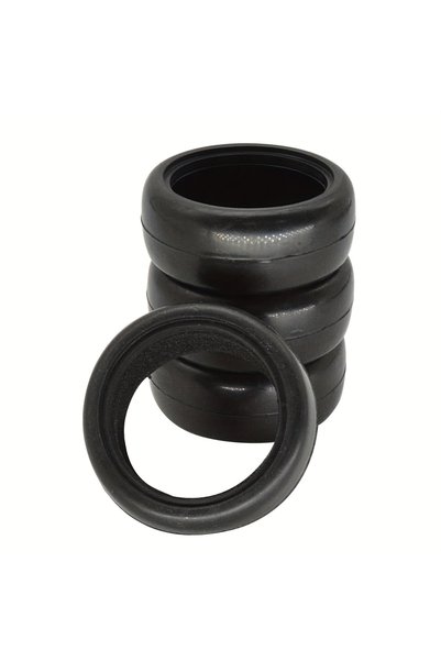 Choice 4pcs-aaD 1/10 Flat Track Tire HSP 94123 94122 TT01 FW06 Racing Road Ti...