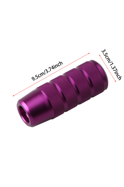 Choice3 Purple Car Accessories Universal Aluminum Gear Shift Knob Stick Manua...