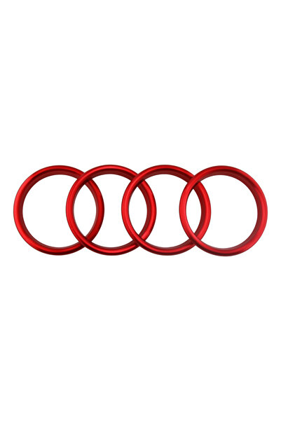 Choice Red Air Condition Air Vent Outlet Ring Cover Trim Decoration Sticker F...