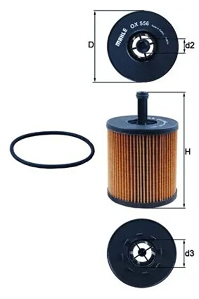 Mahle Original Φίλτρο λαδιού OX 556D