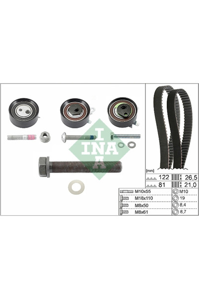 İna Set curea de distribuție 530 0484 10