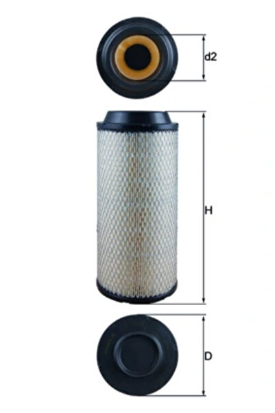 Mahle Original Φίλτρο αέρα LX 1687