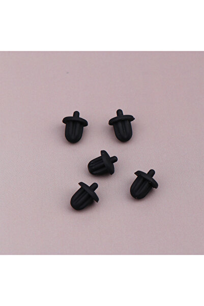 Choice1 Black 5pcs 5/10Pcs Silicone Rubber Anti Dust Plugs 6.35mm Interface D...