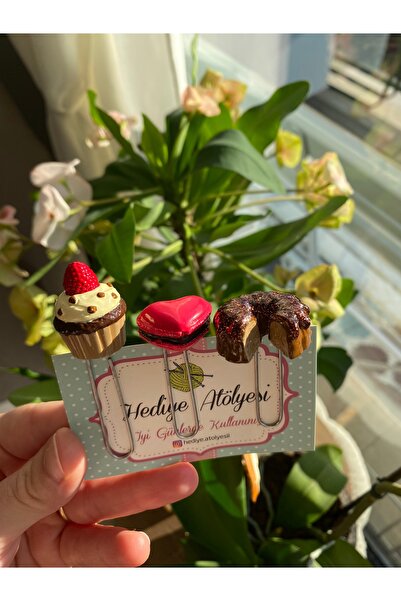 hediye atölyesi Figürlü kitap ayracı