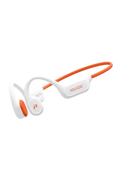 choice2 White Orange-32G POLVCDG X9 Bone Conduction Swimming Earphones 32G IP...