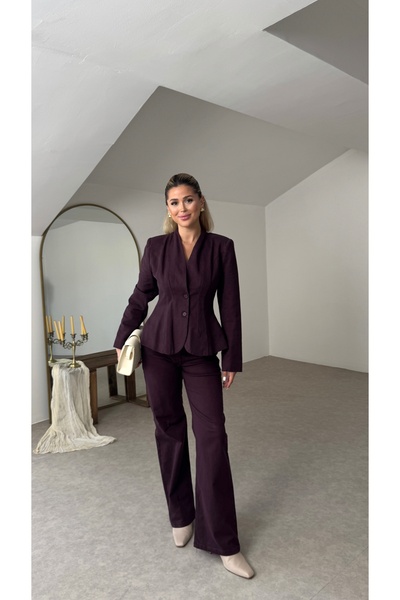 Nesil Denim Çift Düğmeli Ceket