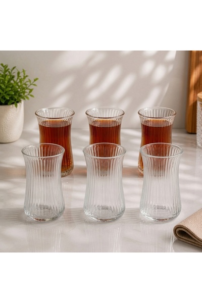 France Home ELEGANCE MELAN ÇİZGİLİ ÇAY BARDAĞI RYG9084