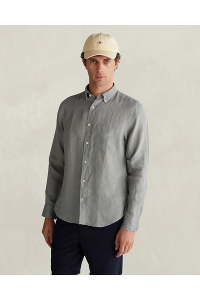 Gant Erkek Yeşil Regular Fit Gömlek