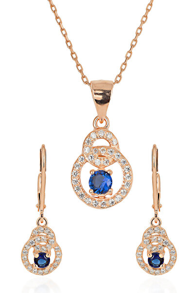 BY BARUN SİLVER Safir Set - Rose