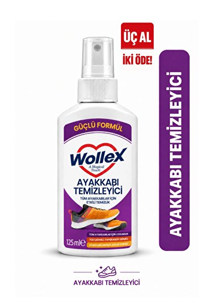 WOLLEX Ayakkabı Bakım ve Temizleme Spreyi – Güçlendirilmiş Formül