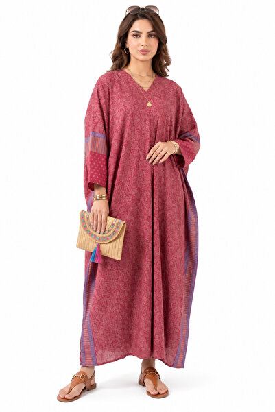 Azria Fashion عباءة مطبوعة بنقوش الفسيفساء