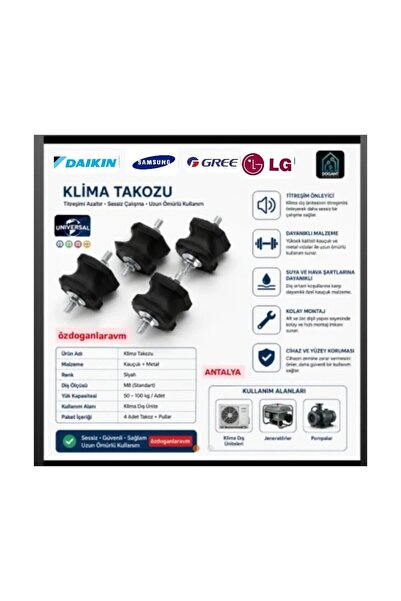 çözümklima Klima Titreşim Ayak Takozu