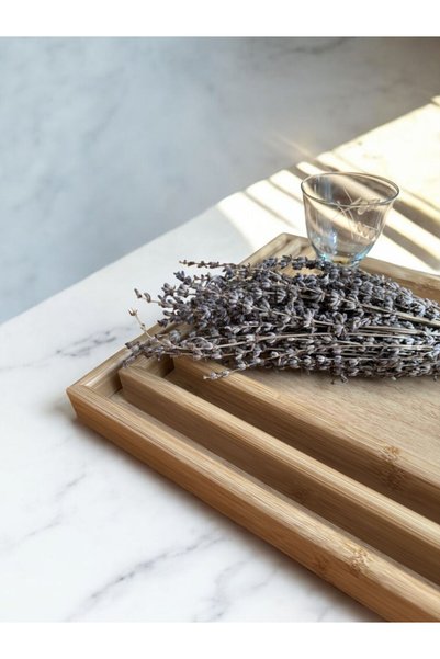 Derka Home Wooden 3 Tray