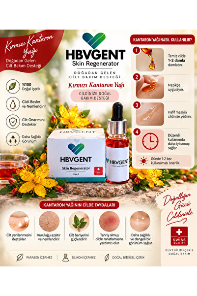 Hpvgent Skin Regenerator Cream + Kantaron Yağı ( Hbvgent Kozmetik )