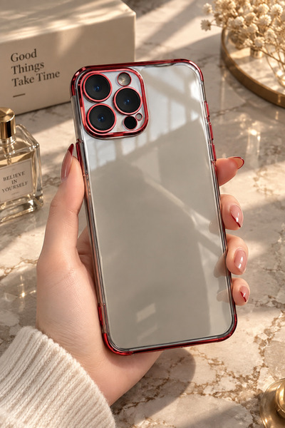 iPhone 13 Pro Max Uyumlu Premium Sert Kılıf – Sararmaz – Darbe Korumalı – Dayanıklı ve Şık Tasarım